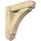 Ekena Millwork Thorton Arts and Crafts Rough Sawn Bracket w/ Offset Brace, Douglas Fir, 8"W x 34"D x 34"H BKT0806X34X34THR03RDF - alternate 1